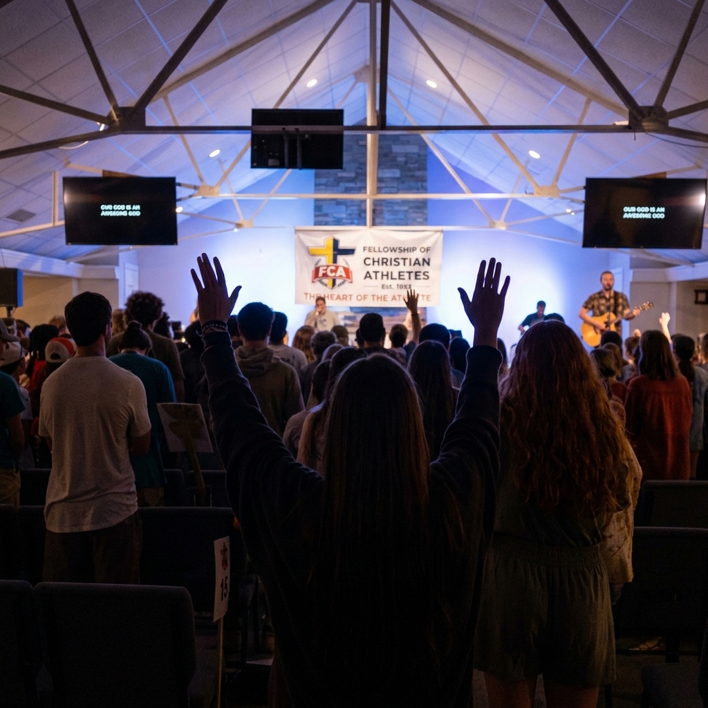 Youth Camp Worship and Gathering